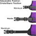 Adjustable No-Pull Dog Harness for Medium Dogs - Reflective Breathable Padded Handle Purple | Heele - Buy Online on GoSupps.com