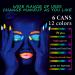Water Activated UV Glow Neon Cake Eyeliner - 12 Bright Colors for Blacklight Luminous Makeup - Halloween & Club Costume Paint - Buy Online on GoSupps.com