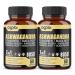2 Packs 60 Capsules - 8050mg Ashwagandha Extract Supplement - 7in1 with Fenugreek Maca Turmeric Rhodiola Ginger & Black Pepper - Sleep Spirit Immune & Energy Support - 4 Month Supply 60 Count (Pack of 2)
