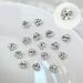 FEIlei 10Pcs Flatback Glass Nails Rhinestones Nail Art Decoration Manicure Accessory - Buy Online on GoSupps.com
