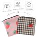 Healifty Menstrual Pad Bag 4pcs Napkin Storage Bag - Cartoon Driver License Student Polyester Tampons Storage Pouch - Assorted Color 1 Count - Buy Online on GoSupps.com