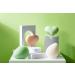 ESMOSEN 2pc Natural Green Tea Konjac Facial Sponges for Deep Cleansing and Exfoliating | Gentle & Safe for Delicate Skin - Buy Online on GoSupps.com