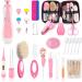 Baby Healthcare and Grooming Kit for Newborn Kids 38PCS Upgraded Safety Baby Care Kit Newborn Nursery Health Care Set Baby Electric Nail Filer Kit Infant Baby Care Products-Pink