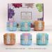 HOME & RELAX Scented Candles - 6 Sets Tin Box | Perfect Gift for Hydrotherapy Weddings Birthdays & More | Long Lasting Candles for Home & Special Occasions - Buy Online on GoSupps.com