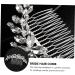 FRCOLOR Bride Hair Comb 1pc Bridal Comb Bridal Rhinestone Headwear Wedding Hair Clip Crystal Hair Side Comb Small Soap Tiara Handmade Headwear Decor Decorate Alloy Bride Manual - Buy Online on GoSupps.com