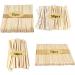 200pcs Wooden Wax Sticks for Hair, Body, Eyebrow Removal - 4 Styles | Wax Spatulas & Applicators - Buy Online on GoSupps.com
