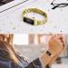 KOREDA Fitbit Luxe Bands Set - 2 Pack Stainless Steel Metal + Mesh Woven Strap Replacement for Fitbit Luxe Fitness Tracker (Champagne Gold) - Buy Online on GoSupps.com
