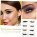 POPETPOP 4 pairs Girls Shiny Reusable Line Decal Adhesive Lash Glitter Liners with Eye for Decals Women 4x1.5cm Gloden - Buy Online on GoSupps.com