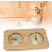 2-in-1 Sauna Thermometer & Hygrometer | Accurate Measurement for Sauna Rooms | Wood Design for Enhanced Home Spa Experience - Buy Online on GoSupps.com