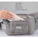 6-in-1 Baby Carrier with Hip Seat & Lumbar Support - Adjustable for Newborn to Toddler - Light Grey, 7-41 lbs - Ideal for All Seasons & Activities - Buy Online on GoSupps.com