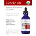 Organic Jojoba Oil USDA Certified - 2 oz | 100% Pure & Natural Carrier Oil for Face, Hair & Body | Cold Pressed, Hexane-Free, Moisturizing | Ideal for Skin Care, Stretch Marks & Cuticles - Buy Online on GoSupps.com