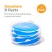 NatraCure 4 Circle Gel Ice Packs - 5 Pack Blue | Small Reusable Round Gel Cold Packs for Kids Injuries, Breastfeeding, Wisdom Teeth, Headaches, Pain Relief - Arthritis, Sinus, Tired Eyes | First Aid Essential - Buy Online on GoSupps.com