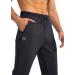 G Gradual Men's Black Sweatpants with Zipper Pockets - Large | Tapered Joggers for Workout, Jogging, Running - Buy Online on GoSupps.com