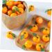 Alipis 50pcs orange cupboard desktop toys plastic teaching aids decorations Model Toy accessories mini Scene Photography Props decorate window False Orange Decor fake fruit - Buy Online on GoSupps.com
