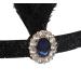 Feather Headband 1920s Headpiece Blue Crystal Diamond Hair Hoop Headdress Vintage Hairband Carnival Party Costume Party Hair Accessories for Women - Buy Online on GoSupps.com