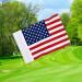 KINGTOP USA Golf Flag 6-Pack - Double-Sided American US Flags for Practice Putting Green - 420D Nylon Mini Pin Flags - 8 L x 6 H - Regulation Tube Flags for Yard - Buy Online on GoSupps.com