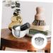 ULTECHNOVO 2pcs Beard Brush & Bowl Set - Portable Aluminum & 304 Steel - Home Appliances for Men - Buy Online on GoSupps.com