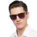 AEZUNI Large Reader Sunglasses Men 1.5 Full Lens Sun Reading Glasses Square UV Protection 1.00 1.50 2.00 2.50 3.00 3.50 (Not Bifocal Yellow) Yellow 1.5 x