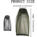 Midge Net 2 Pcs Midge Head Net Face Net Mesh Mosquito Face Net Mosquito Head Net Breathable Shade For Outdoor Hiking Camping Climbing Fishing And Walking (Black+Army Green) - Buy Online on GoSupps.com