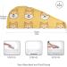 Cute Shiba Game Texture Hair Towel 2 Pack | Super Absorbent Quick Dry Hair Turbans for Women & Girls - Buy Online on GoSupps.com