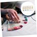 2 Sets Magnetic Nail Display Nail Display Stand False Practice Nail Stand Arcylic Fingernail Diy Display Stand Nail Tips Practice Holders Nail Tip Display Base Easel Manicure 2.5*1cm Golden - Buy Online on GoSupps.com