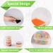 RIKICACA 4oz 200 Pack Small Plastic Containers with Lids - Jello Shot & Portion Cups for Food - Disposable Condiment Containers (Square) - Buy Online on GoSupps.com