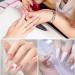 ZXCHOME Clear Nail Tips Clips Clear Polygel Nail Tip Clips Nail Pinch Clips Extension Pliers - Buy Online on GoSupps.com