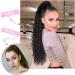 24-inch Long Curly Drawstring Ponytail Extension in Synthetic Hair - 4# Color | Women's Hairpiece - Buy Online on GoSupps.com