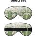 White Daisy Print Unisex Sleep Eye Mask | Soft Comfort Eye Shade for Travel Yoga & Shift Work - Shop Now - Buy Online on GoSupps.com