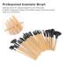 Professional 32-Piece Makeup Brush Set - Eyebrow Eyelash & Shadow Brushes for Flawless Cosmetics Application - International Shipping Available - Buy Online on GoSupps.com