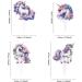 Cyodoos 24PCS Unicorn Cupcake Toppers Unicorn Theme Birthday Party Cute Decorating Supplies for Boy Girl Birthday Party Baby Shower Party Supplies Decoration (two-sided) Color - Buy Online on GoSupps.com