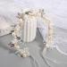 Crystal Flower Headband for Flower Girls - White Bridal Hair Vine - Buy Online on GoSupps.com