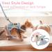 Adjustable Rabbit Leash Set - 2 Pieces 120cm Soft Leash for Rabbits Cats & Small Dogs - Accessories in Blue & Pink - Buy Online on GoSupps.com