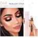 and Bronzer Portable Liquid Highlighter Makeup Stick | 12ml Face Contouring Wand Brightening Air Cushion Applicator for EyeLip Gloss Cheek Lip High Gloss Liquid 04# - Buy Online on GoSupps.com