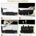 Essential Oil Diffuser - 300ml Train Shape 2 Modes Night Lights Remote Control Cool Mist Humidifier for Bedroom & Office - Waterless Auto Off Aromatherapy with US Plug - Buy Online on GoSupps.com