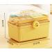 Large Capacity Shockproof Medicine Storage Box - 3 Layers Portable & Waterproof for Home & Outdoor Use | Lemon Yellow - Buy Online on GoSupps.com