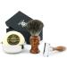 Wooden Shaving Kit for Men - Double Edge Safety Razor, Badger Brush, Soap, Bowl, and Carrying Box - Perfect Gift for Dad - Buy Online on GoSupps.com