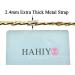 HAHIYO Purse Chain Strap Length 7.9 inches SPOT-ON Gold for Shoulder Cross Body Sling Purse Handbag Clutch Replacement Strap Comfortable Flat 0.4 Wide Enough 2.4mm Extra Thick Metal Strap 1 Pack Gold 7.9 inches - Buy Online on GoSupps.com