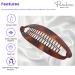 Parcelona French Curved Tortoise Shell Celluloid Ponytail Holder Banana Hair Clip Medium Size - No Slip Grip | Made in France - Buy Online on GoSupps.com
