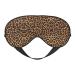 Cool Cheetah Leopard Eye mask Soft Elastic and Adjustable Nighttime Comfort Sleeping mask Suitable for Both Men and Women Black