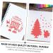 Operitacx 12 Pcs Spray Pattern Creative Painting Stencils Christmas Drawing Stencils Child Accessories Pretty - Buy Online on GoSupps.com
