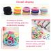 Cotton Seamless Hair Ties for Girls & Women - 100Pcs Coffee Brown Elastic Bands for Ponytails & Kids Hair Accessories - Buy Online on GoSupps.com