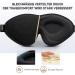 Buy Onaez 3D Sleep Mask - Light Blocking Eye Mask for Men & Women Silk Travel Sleep Glasses with 12mm Deep Eye Sockets - Perfect for Naps & Relaxation - Buy Online on GoSupps.com