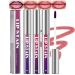 Lip Liner Stain Set Peel off Lip Stain Long Lasting Waterproof Peel Off Lip Liner Tattoo Nude Red Pink Velvet Matte Lip Stains for Women