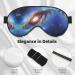 Buy Blue Galaxy Print Double-Sided Eye Mask | Soft Light Blocking Sleep Aid for Better Rest - Buy Online on GoSupps.com