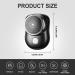 Mini Portable Electric Shaver for Men - USB Rechargeable, Wet & Dry, Pocket Size Razor - Ideal for Home, Car, Travel - Black - Buy Online on GoSupps.com