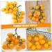 ABOOFAN Faux Fruit Decor Realistic Simulated Small Tomatoes Cherry Home Decor Fruit Home Ornament Party Decor Photography Props Home Supplies Foam Window Early Teaching Aids Yellow 4.00X2.00X2.00CM - Buy Online on GoSupps.com