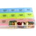 21 Compartments Pill Organizer Box - Weekly AM/PM Medicine Remainer for Pills & Vitamins | Inspirations - Buy Online on GoSupps.com