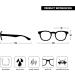 Opulize Ava Long-Distance Glasses 2 Pack | Short-Sightedness | Scratch-Resistant | Stylish Rounded Frames in Brown Pink & Turquoise - Buy Online on GoSupps.com