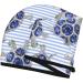 Quick-Dry Hair Towel Wrap with Button - Turban Style Hair Drying Towel (Turtle with Blue Stones) for Effortless Hair Care - Buy Online on GoSupps.com